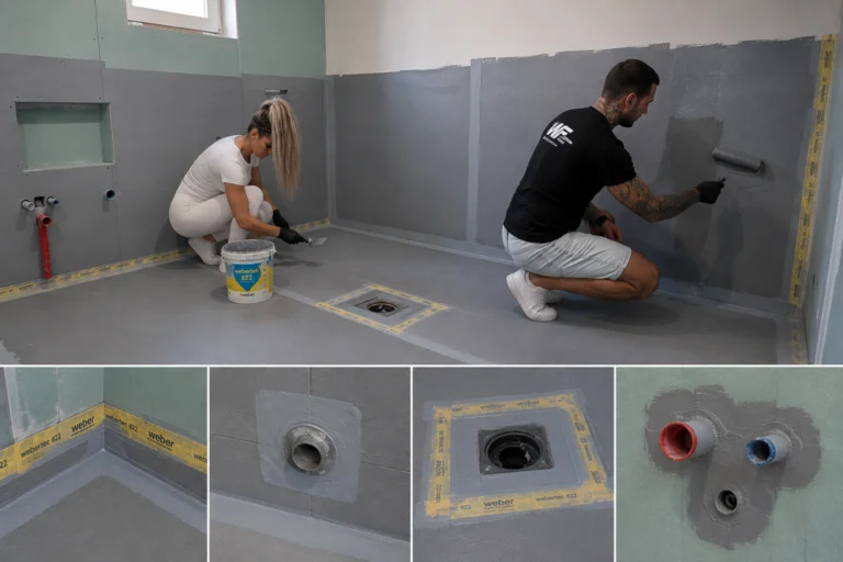 Hydroizolace v koupelně: pět míst, kde se nejčastěji chybuje