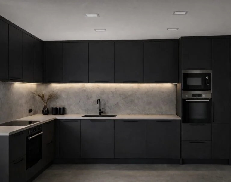 Dlažba+Mikrocement2 – realizace WFdesign
