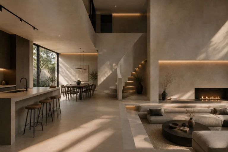 Mikrocement – realizace WFdesign