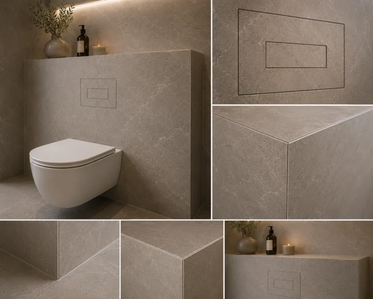 Skryté tlačítko+kamenický roh – realizace WFdesign