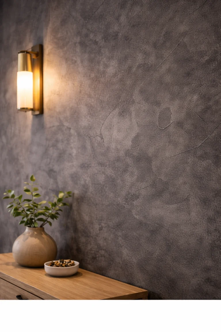 plastická stěrka – realizace WFdesign