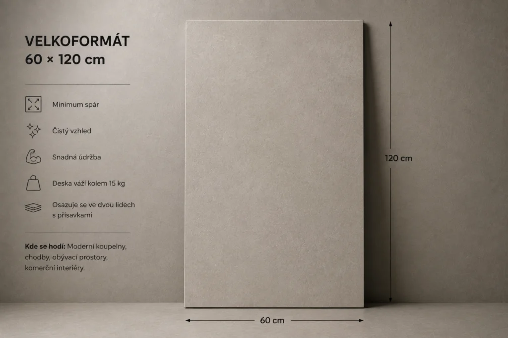 Velkoformát 60 × 120 cm
