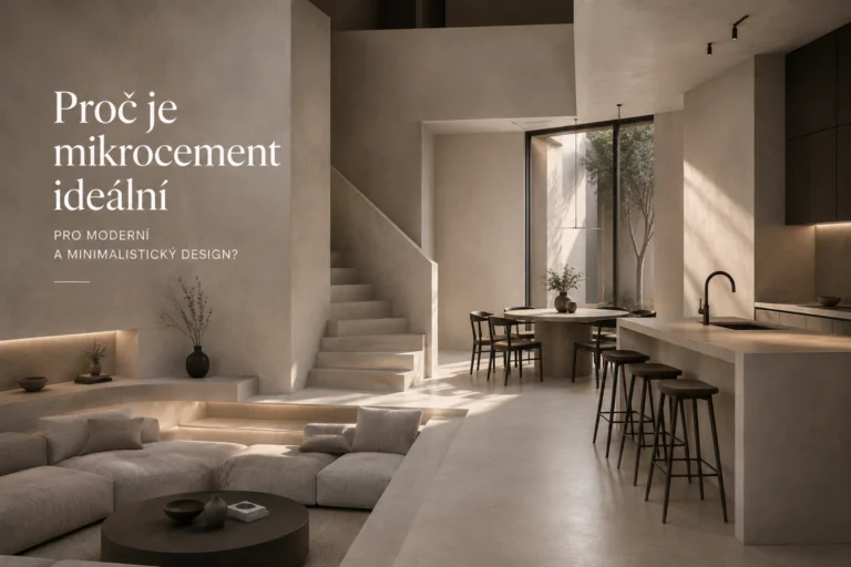 Proč je mikrocement ideální pro moderní a minimalistický design?